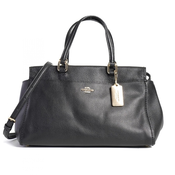 COACH - Fulton Satchel -  Genuine Leather Tote Bag  (like new) - Picture 1 of 10